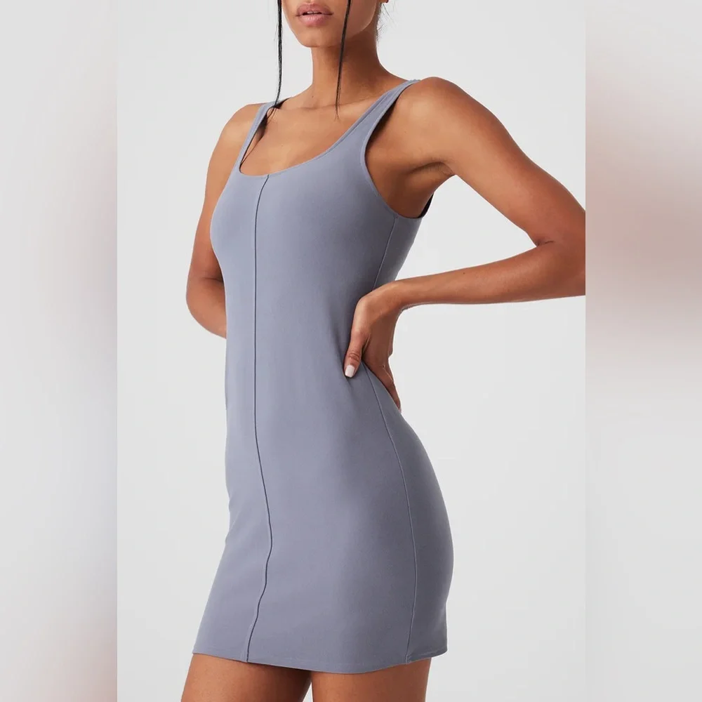 ALO YOGA | ✨NEW✨ Alosoft Head Start Dress in Fog